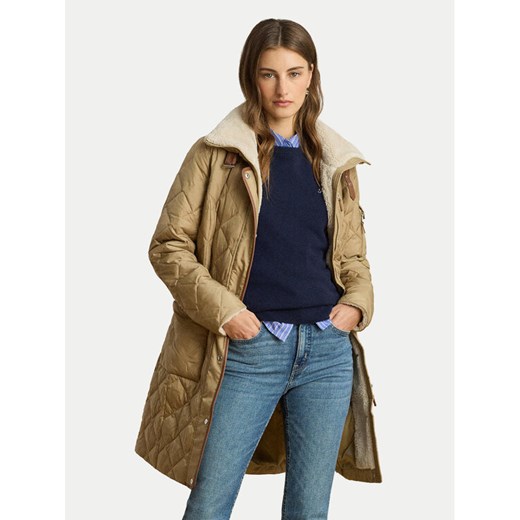 LAUREN RALPH LAUREN Kurtka puchowa 297P04107001 Beżowy Regular Fit ze sklepu MODIVO w kategorii Kurtki damskie - zdjęcie 187319857