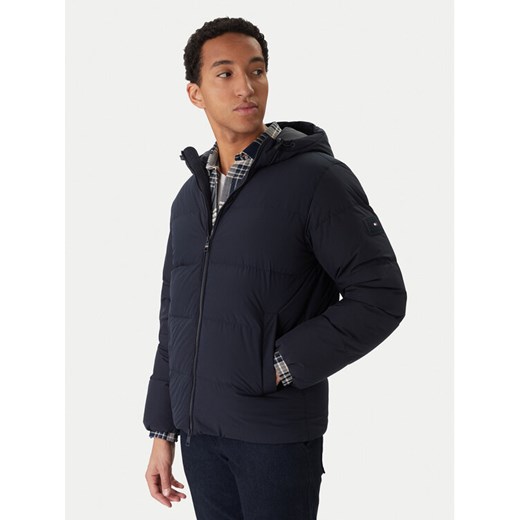 Tommy Hilfiger Kurtka puchowa MW0MW40616 Granatowy Regular Fit ze sklepu MODIVO w kategorii Kurtki męskie - zdjęcie 187319897
