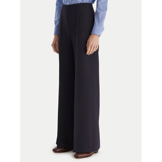 Tommy Hilfiger Spodnie palazzo WW0WW48406 Granatowy Wide Leg - id: 0000305375575 - marki Tommy Hilfiger - 187319936 Tommy Hilfiger Spodnie palazzo WW0WW48406 Granatowy Wide Leg ze sklepu MODIVO w kategorii Spodnie damskie - zdjęcie 187319936