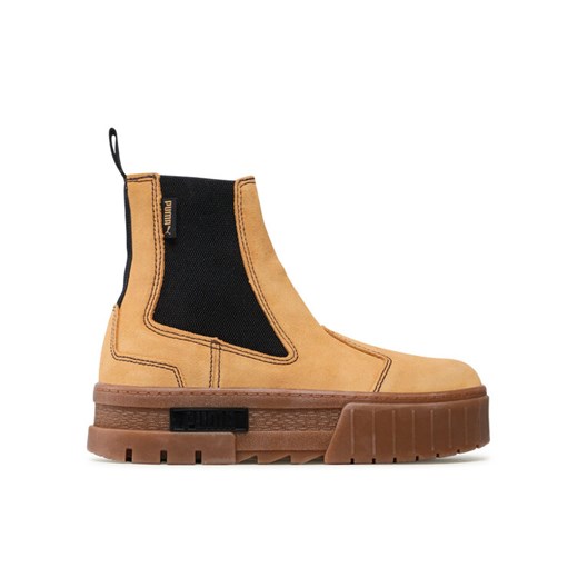 Puma Sztyblety Mayze Chelsea Suede Wn's 382829 04 Beżowy ze sklepu MODIVO w kategorii Botki - zdjęcie 187319937