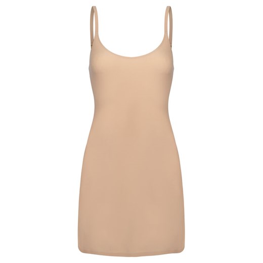 Chantelle Halka Soft Stretch C10610 Beżowy Slim Fit ze sklepu MODIVO w kategorii Podkoszulki i halki - zdjęcie 187319948