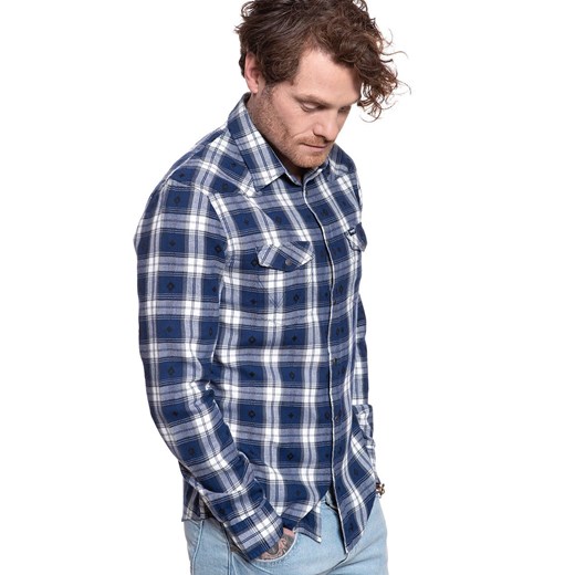 WRANGLER LS WESTERN SHIRT BLUE DEPTHS W5A0SNXJY 112129941 Wrangler S YouNeedit.pl