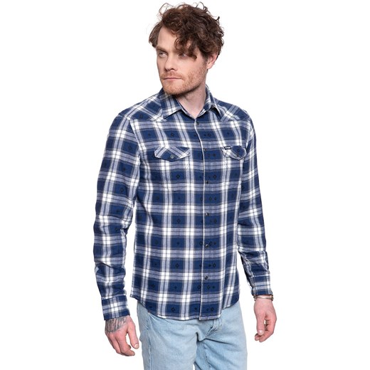 WRANGLER LS WESTERN SHIRT BLUE DEPTHS W5A0SNXJY 112129941 ze sklepu YouNeedit.pl w kategorii Koszule męskie - zdjęcie 187321469