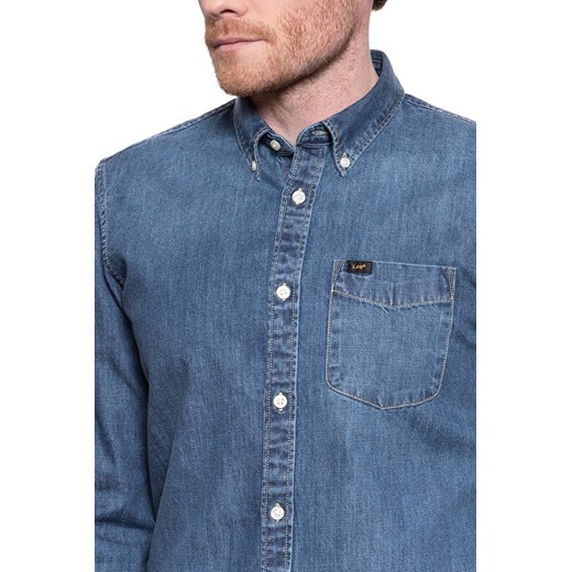 LEE BUTTON DOWN REGULAR FIT OIL BLUE L880PLMO 112123380 Lee M YouNeedit.pl