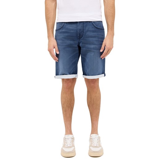 Męskie szorty Mustang Style Chicago Shorts Z Dark Sapphire 1016351 4136 ze sklepu YouNeedit.pl w kategorii Jeansy męskie - zdjęcie 187321635