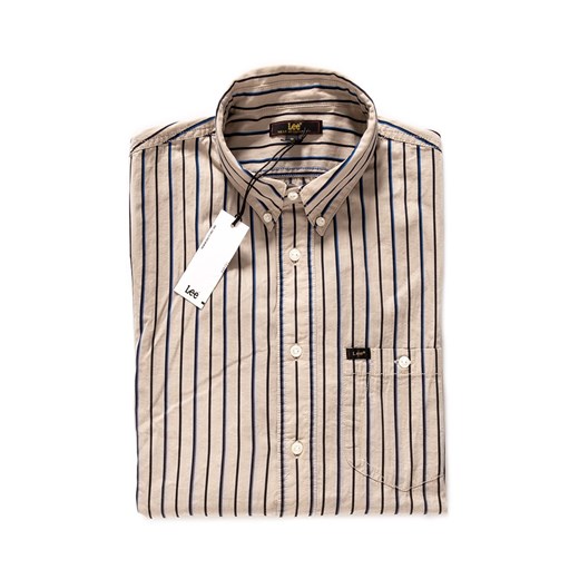 LEE RIVITED SHIRT DUST BEIGE L66IUELP 112116470 ze sklepu YouNeedit.pl w kategorii Koszule męskie - zdjęcie 187321766