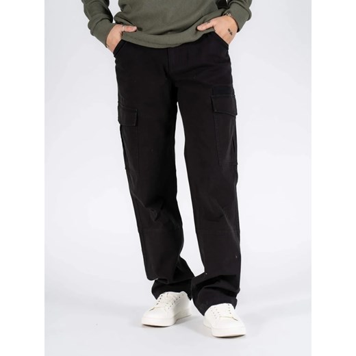 Męskie Spodnie Materiałowe Marcus Gerry Cargo 9098 Black 16-200135 ze sklepu YouNeedit.pl w kategorii Spodnie męskie - zdjęcie 187321888