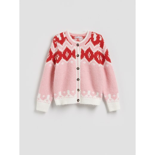 Reserved - Wzorzysty kardigan - wielobarwny Reserved XL Reserved