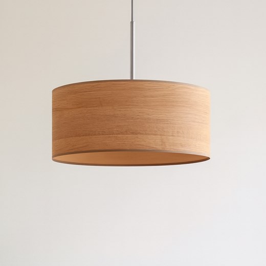 Kuchenna lampa wisząca nad stół SINTRA ECO fi - 40 cm - kolor dąb sonoma ze sklepu Lysne w kategorii Lampy wiszące - zdjęcie 187322449