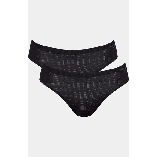 Sloggi figi z wyższym stanem dwupak Zero Motion Ultra 10213272, Kolor czarny, Rozmiar S, Sloggi ze sklepu Primodo w kategorii Majtki damskie - zdjęcie 187322925