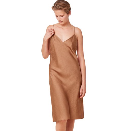 Triumph koszula nocna na ramiączkach Silky Sensuality 10218278-6403, Kolor jasnobrązowy, Rozmiar 38, Triumph ze sklepu Primodo w kategorii Koszule nocne - zdjęcie 187323135
