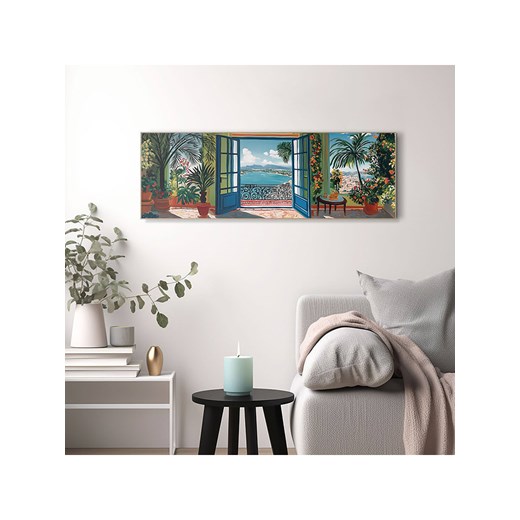 Orangewallz Druk artystyczny &quot;Balcony Impression&quot; w ramce Orangewallz 30x90 cm wyprzedaż Limango Polska