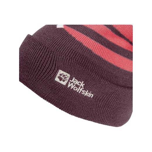 Jack Wolfskin Czapka &quot;Stripy Pompom&quot; w kolorze Jack Wolfskin S wyprzedaż Limango Polska
