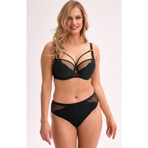 Gaia biustonosz półusztywniany semi-soft Daisy 1336, Kolor czarny, Rozmiar 80B, Gaia ze sklepu Intymna w kategorii Biustonosze - zdjęcie 187324098
