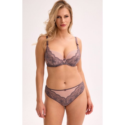 Gaia majtki brazyliany Liora 1315, Kolor fioletowo-różowy, Rozmiar 2XL, Gaia ze sklepu Intymna w kategorii Majtki damskie - zdjęcie 187324128