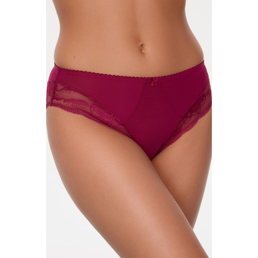 Gaia koronkowe figi damskie bordowe Veronika 931, Kolor bordowy, Rozmiar 2XL, Gaia ze sklepu Intymna w kategorii Majtki damskie - zdjęcie 187324157