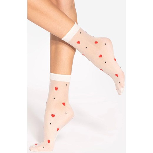 Gatta skarpetki damskie Spring Vibes 04 15 DEN, Kolor biały-wzór, Rozmiar uniwersalny, Gatta ze sklepu Intymna w kategorii Skarpetki damskie - zdjęcie 187324179