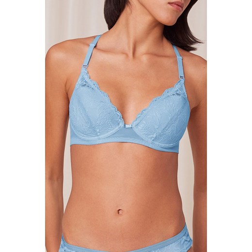 Triumph biustonosz usztywniany błękitny Amourette Charm T WP 10217747, Kolor błękitny, Rozmiar 95B, Triumph ze sklepu Intymna w kategorii Biustonosze - zdjęcie 187324669