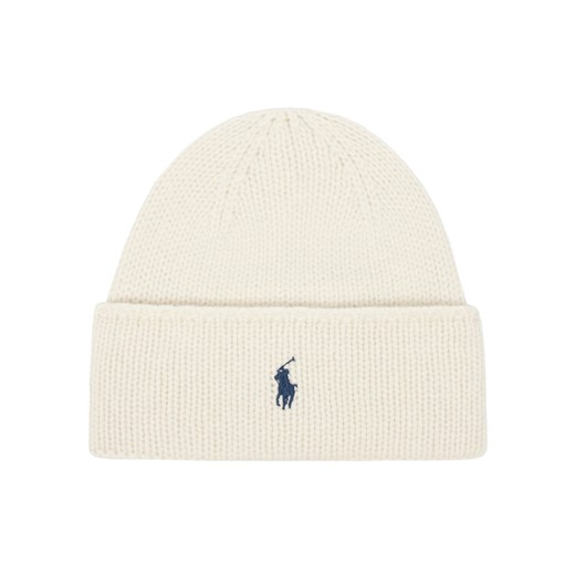Czapka Polo Ralph Lauren 455954355006 Beżowy ze sklepu eobuwie.pl w kategorii Czapki zimowe damskie - zdjęcie 187324836