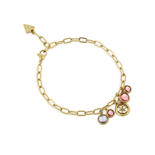 Bransoletka Guess JUBB05 096JW Złoty ze sklepu eobuwie.pl w kategorii Bransoletki - zdjęcie 187324846
