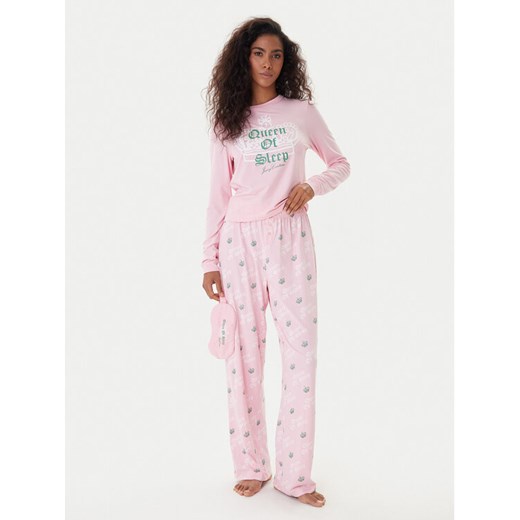 Juicy Couture Piżama JCLPJ225502 Różowy Regular Fit ze sklepu MODIVO w kategorii Piżamy damskie - zdjęcie 187325049