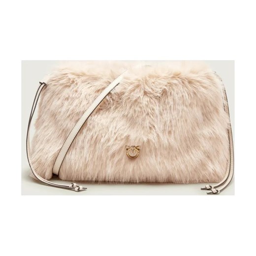 Pinko Torebka na ramię MAXI CLUTCH | z dodatkiem skóry ze sklepu Gomez Fashion Store w kategorii Listonoszki - zdjęcie 187325749