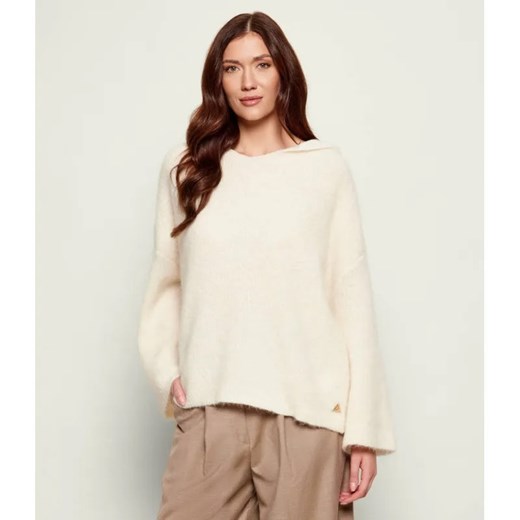AKEP Wełniany sweter | Oversize fit ze sklepu Gomez Fashion Store w kategorii Swetry damskie - zdjęcie 187325799