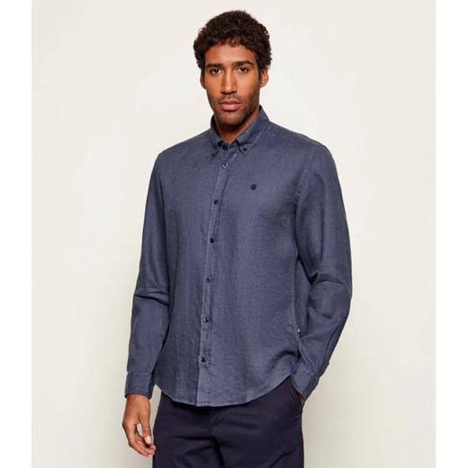 BOSS BLACK Lniana koszula H-LIAM-BD-E-C1-261 | Regular Fit ze sklepu Gomez Fashion Store w kategorii Koszule męskie - zdjęcie 187325807