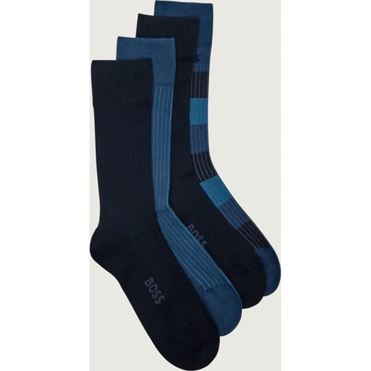 BOSS BLACK Skarpety 4-pack 4P RS Rib Giftset CC ze sklepu Gomez Fashion Store w kategorii Skarpetki męskie - zdjęcie 187325835