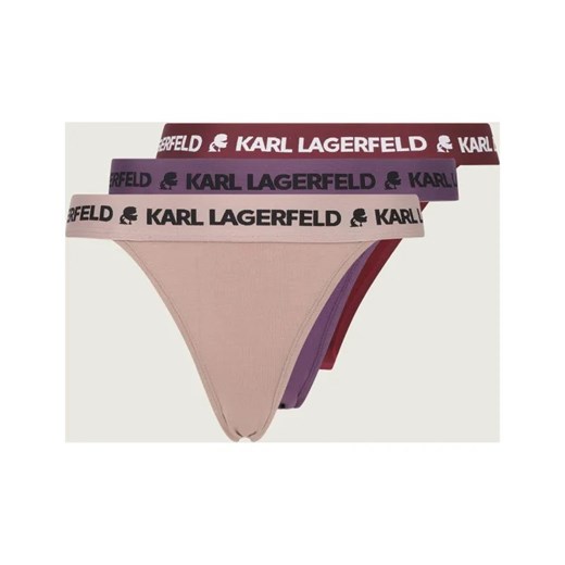 Karl Lagerfeld Figi brazylijskie 3-pack ze sklepu Gomez Fashion Store w kategorii Majtki damskie - zdjęcie 187327155