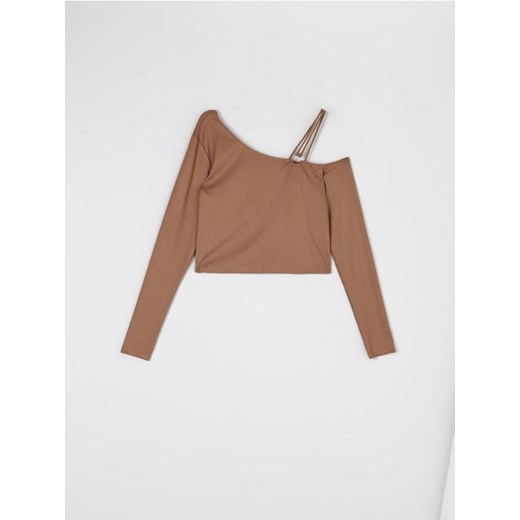 Sinsay - Bluzka - beżowy ze sklepu Sinsay w kategorii Bluzki damskie - zdjęcie 187327659