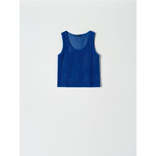 Sinsay - Top dzianinowy - wielobarwny ze sklepu Sinsay w kategorii Bluzki damskie - zdjęcie 187327675