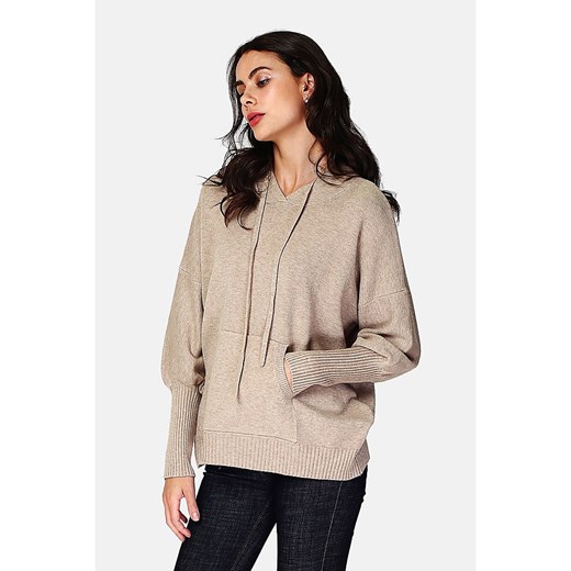 ASSUILI Sweter w kolorze karmelowym ze sklepu Limango Polska w kategorii Swetry damskie - zdjęcie 187328317