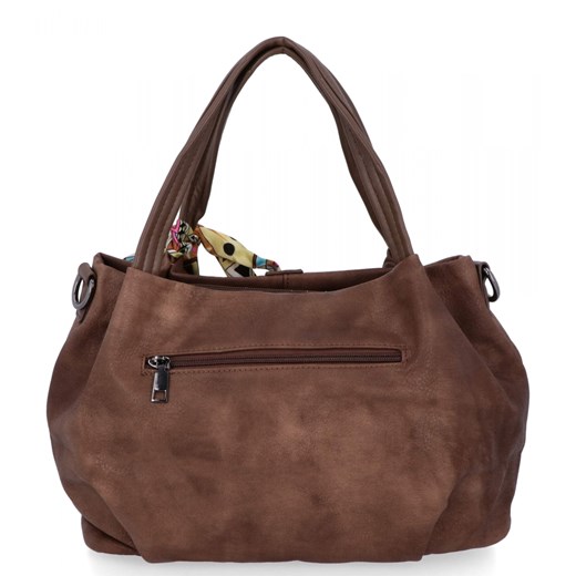 Uniwersalna Torebka Damska Shopper Bag firmy Herisson 15B6038 Ziemista Herisson One Size okazyjna cena PaniTorbalska