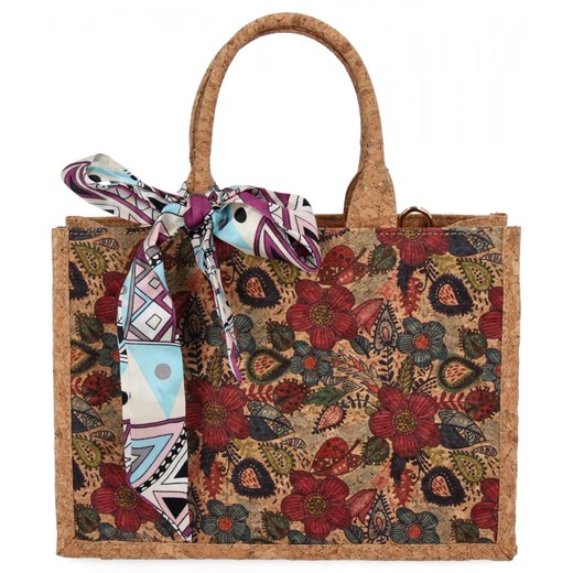 Modna Torebka Damska Na Co Dzień firmy Herisson 1502A540 Multikolor ze sklepu PaniTorbalska w kategorii Kuferki - zdjęcie 187328745