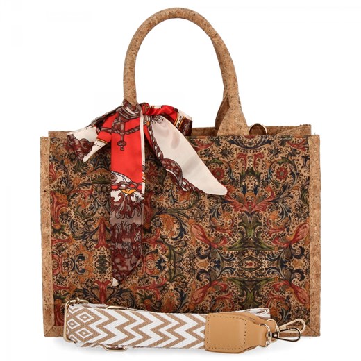 Modna Torebka Damska Na Co Dzień firmy Herisson 1502A540 Multikolor ze sklepu PaniTorbalska w kategorii Kuferki - zdjęcie 187328875