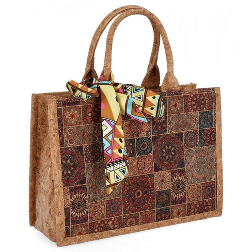 Modna Torebka Damska Na Co Dzień firmy Herisson 1502A540 Multikolor ze sklepu PaniTorbalska w kategorii Kuferki - zdjęcie 187328888