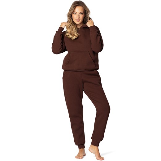 Komplet damski dresowy czekoladowy DK-K-B6, Kolor czekoladowy, Rozmiar M, DKaren ze sklepu Primodo w kategorii Komplety i garnitury damskie - zdjęcie 187330366