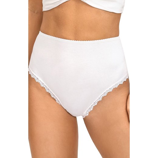 Donna figi damskie bawełniane pełne białe 251, Kolor biały, Rozmiar S, Donna ze sklepu Primodo w kategorii Majtki damskie - zdjęcie 187330425