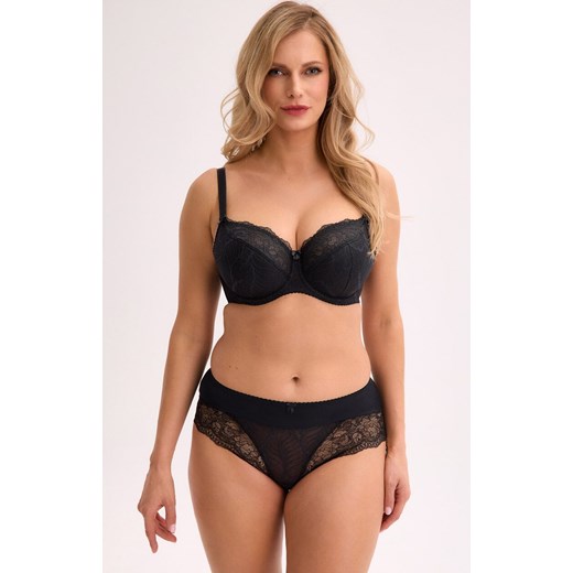 Gaia biustonosz półusztywniany semi-soft czarny Sandy 594, Kolor czarny, Rozmiar 80B, Gaia ze sklepu Primodo w kategorii Biustonosze - zdjęcie 187330509