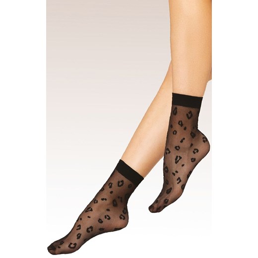 Gatta czarne skarpetki w cętki Trendy 28 20 DEN, Kolor czarny-wzór, Rozmiar uniwersalny, Gatta ze sklepu Primodo w kategorii Skarpetki damskie - zdjęcie 187330536