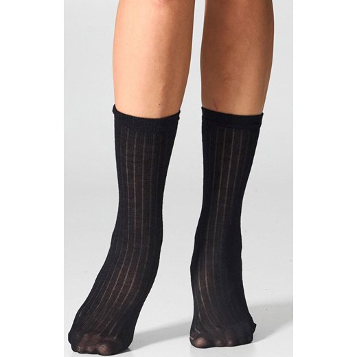 2-pack skarpetki damskie z wełną merynosów czarne W12 Merino, Kolor czarny, Rozmiar uniwersalny, LEGS ze sklepu Primodo w kategorii Skarpetki damskie - zdjęcie 187330716