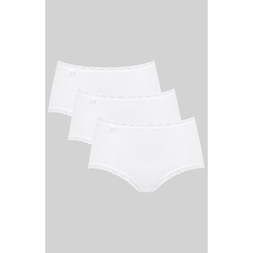 Sloggi 3-pak figi damskie Lace Midi 10167198-0003, Kolor biały, Rozmiar 38, Sloggi ze sklepu Primodo w kategorii Majtki damskie - zdjęcie 187330788
