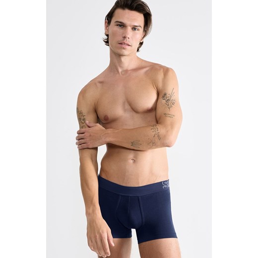 Sloggi bawełniane bokserki męskie Trunks 10215472-1771, Kolor ciemnoniebieski, Rozmiar M, Sloggi ze sklepu Primodo w kategorii Majtki męskie - zdjęcie 187330828