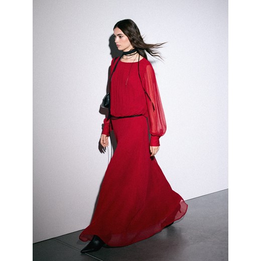 Mohito - Czerwona sukienka maxi - czerwony ze sklepu Mohito w kategorii Sukienki - zdjęcie 187331086