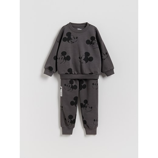 Reserved - Bawełniany komplet Mickey Mouse - czarny ze sklepu Reserved w kategorii Komplety chłopięce - zdjęcie 187331219