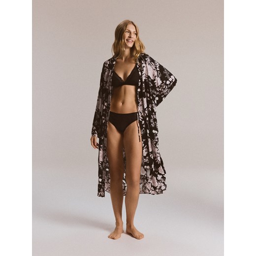 Reserved - Siateczkowe majtki figi 3 pack - czarny ze sklepu Reserved w kategorii Majtki damskie - zdjęcie 187331586