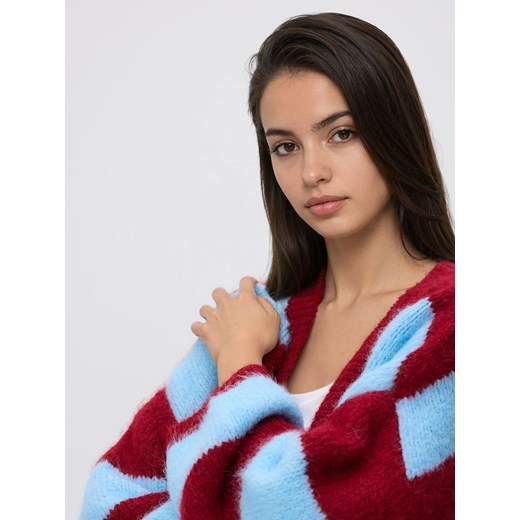 Reserved - Kardigan w paski - wielobarwny ze sklepu Reserved w kategorii Swetry damskie - zdjęcie 187331666