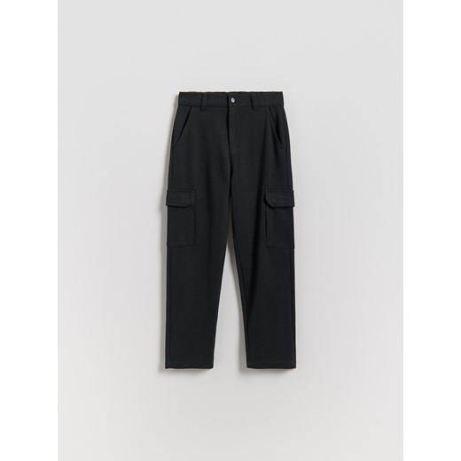 Reserved - Spodnie cargo - ciemnoszary Reserved 170 (13-14 lat) Reserved