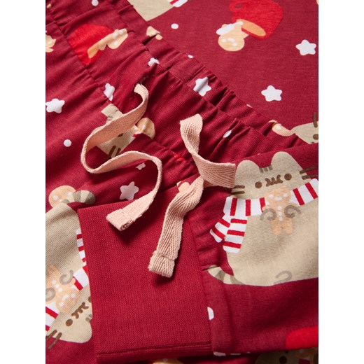 Reserved - Świąteczna piżama Pusheen - czerwony ze sklepu Reserved w kategorii Piżamy dziecięce - zdjęcie 187331926